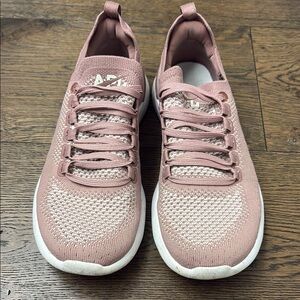 APL Pink Sneakers Knit Upper Lightweight Design